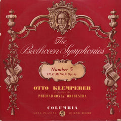 Beethoven-Symphony No.5 Klemperer/Philharmonic Orchestra-Columbia-10" Vinyl