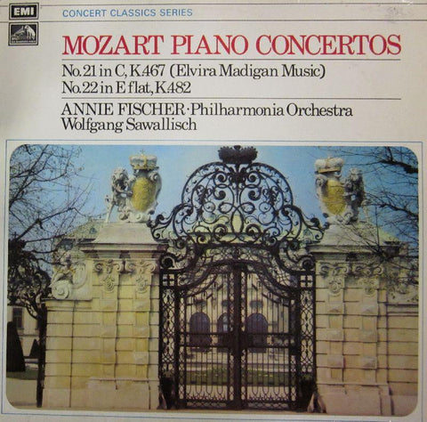 Mozart-Piano Concertos-HMV/EMI-Vinyl LP