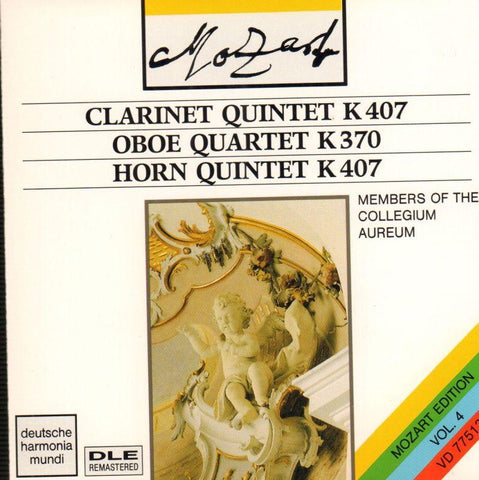 Mozart-Clarinet Quintet-Deutsche Harmonia-CD Album