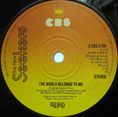 The New Seekers-I Wanna Go Back-CBS-7" Vinyl