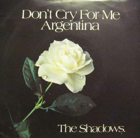 The Shadows-Don't Cry For Me Argentina-EMI-7" Vinyl