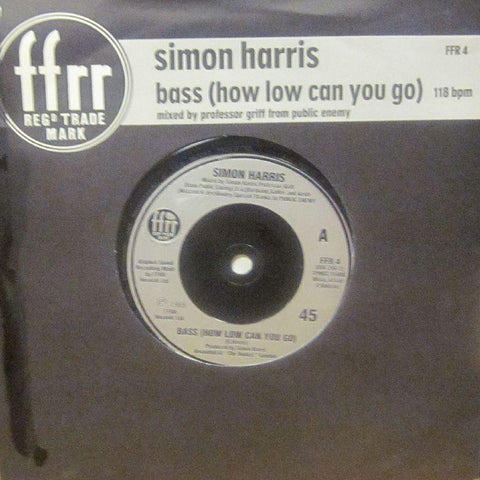 Simon Harris-Bass (How Low Can You Go)-ffrr-7" Vinyl