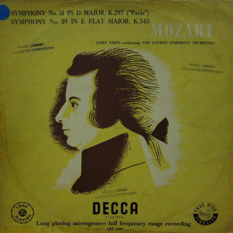 Mozart-Symphony No.31/39-Decca-Vinyl LP