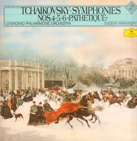 Tchaikovsky-Symphonies 4, 5, 6-Deutsche Grammophon-2x12" Vinyl LP Gatefold