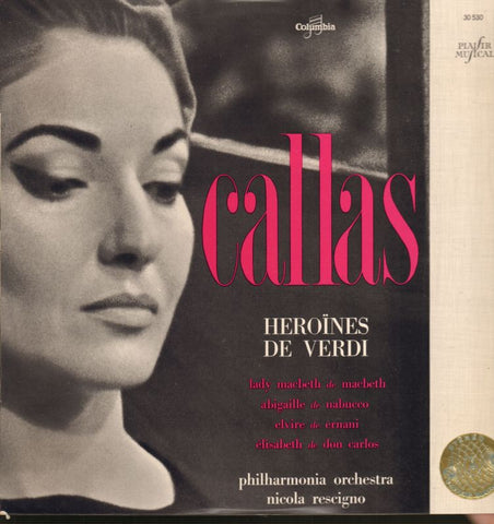 Maria Callas-Heroines De Verdi-Columbia-Vinyl LP