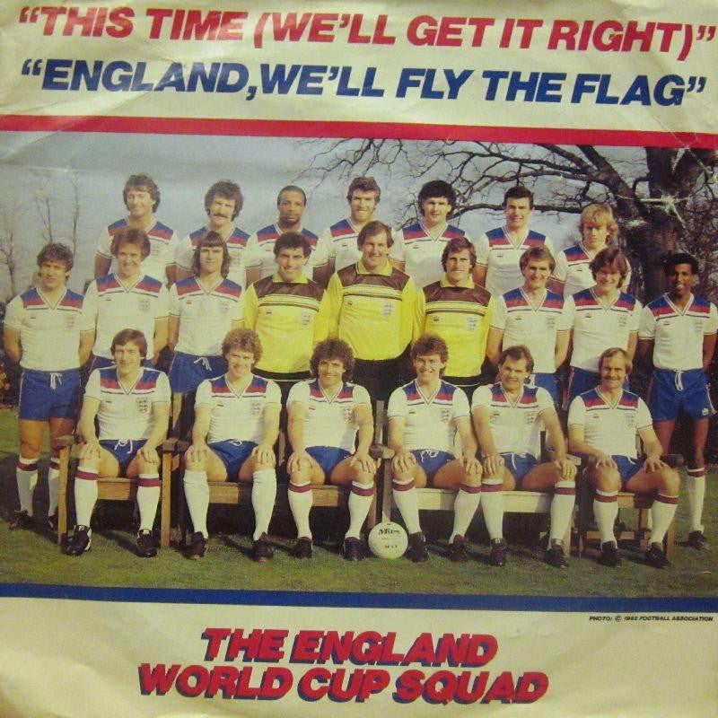 The England World Cup Squad-This Time-England-7" Vinyl P/S