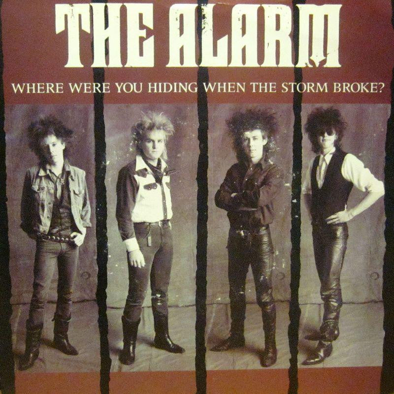 The Alarm-Where Were Hiding When The Storm Broke?-I.R.S.-7" Vinyl P/S