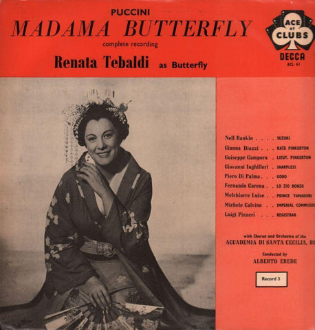 Puccini-Madama Butterfly Record 3 Tebaldi/Erede-Decca-Vinyl LP