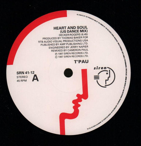 Heart And Soul-Siren-12" Vinyl P/S-Ex-/VG+