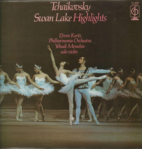 Tchaikovsky-Swan Lake Highlights Kurtz Menhuin-EMI-Vinyl LP