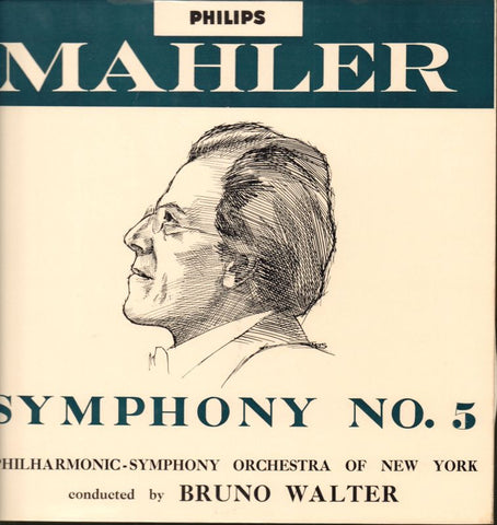 Mozart-Symphony No.5/ Bruno Walter-Philips-Vinyl LP