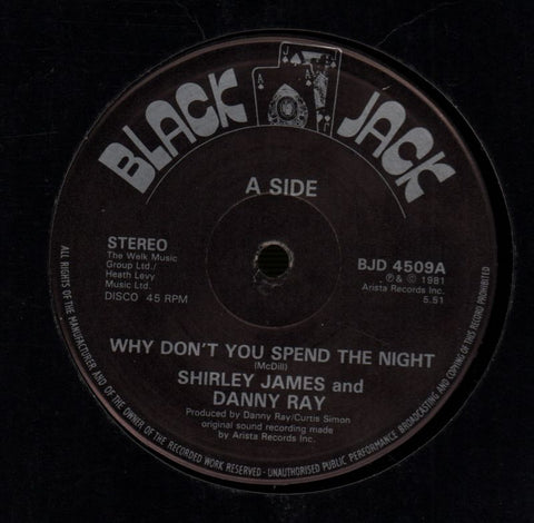 Why Don't You Spend The Night-Black Jack-12" Vinyl