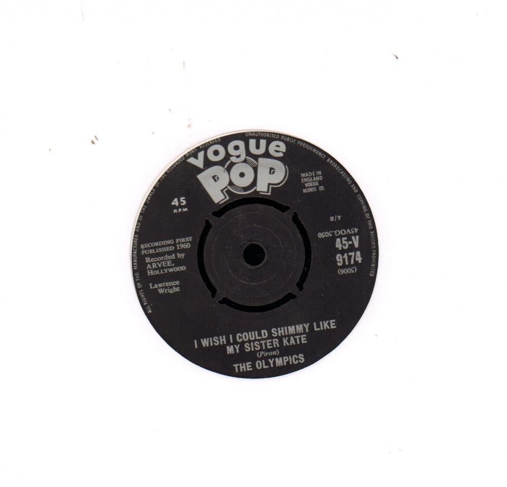 I Wish I Could Shimmy Like My Sister Kate / Workin' Hard-Vogue-7" Vinyl