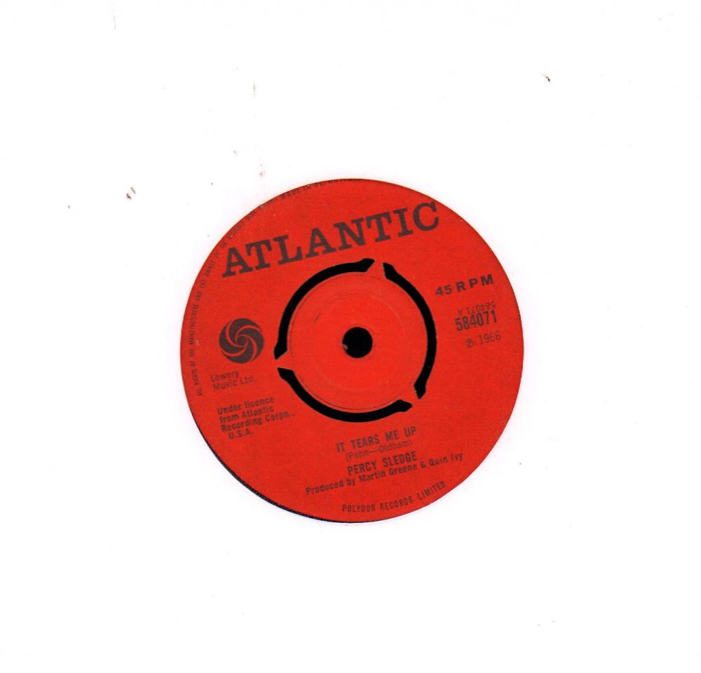 It Tears Me Up / Oh How Happy-Atlantic-7" Vinyl