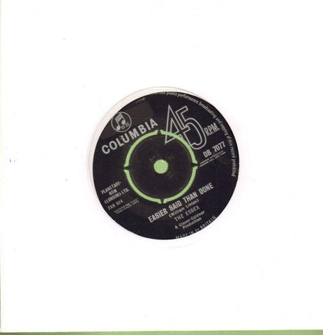 Easier Said Than Done-Columbia-7" Vinyl