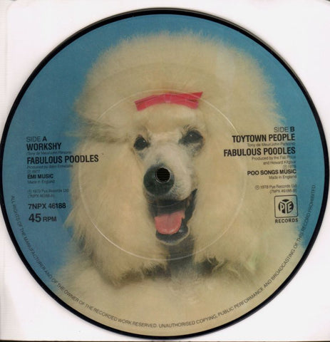 Fabulous Poodles-Pye-7" Vinyl Picture Disc-Ex/Ex+