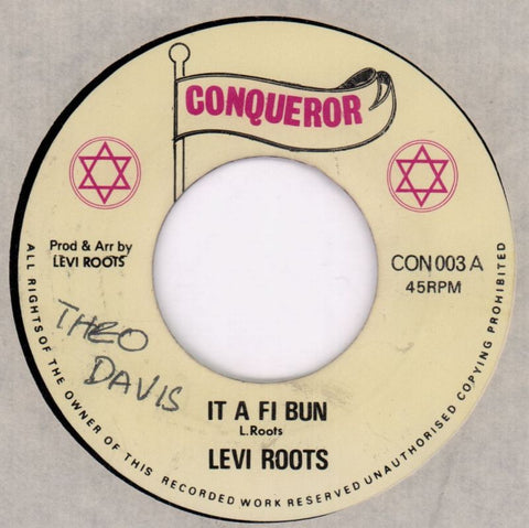 It A Fi Bun-Conqueror-7" Vinyl