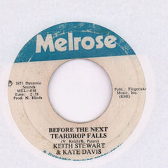 Before The Next Teardrop/ Instrumental-Melrose-7" Vinyl