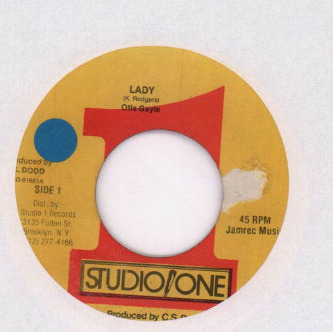 Lady/ Dub For A Lady-Studio One-7" Vinyl