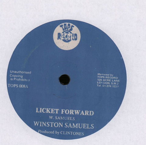 Licket Forward/ Tops Ranking-Tops-7" Vinyl