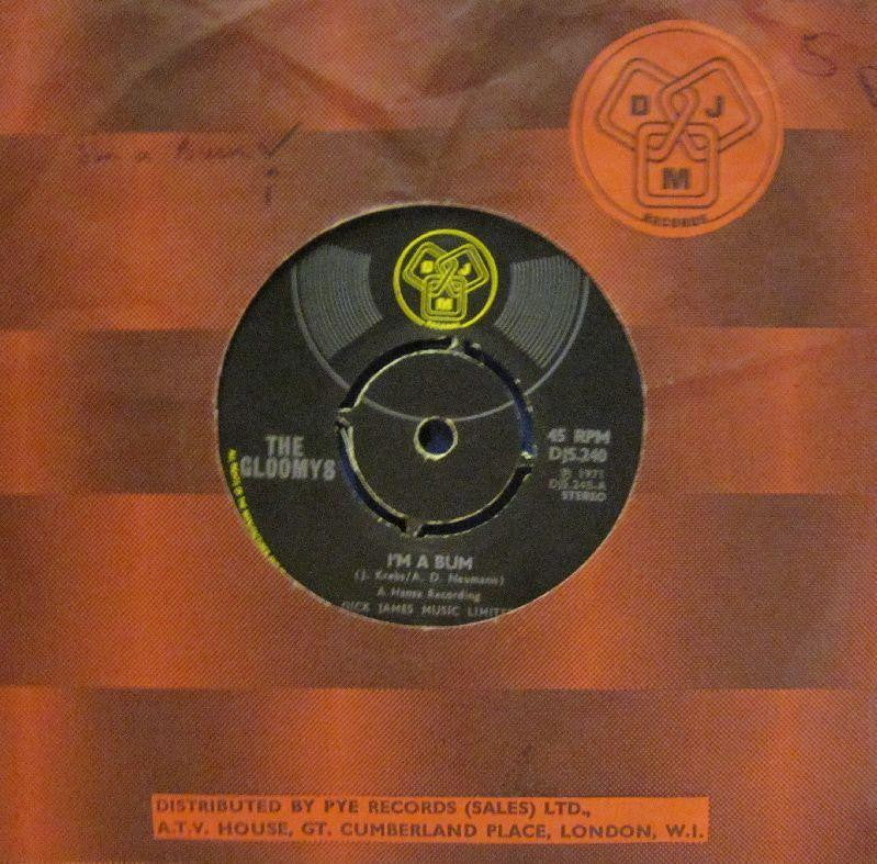 The Gloomys-I'm A Bum-DJM-7" Vinyl