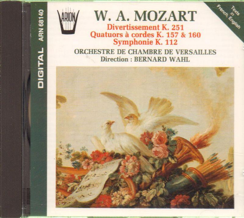 Mozart-Divertissement, Quatuors à cordes, Symphonie 112-CD Album