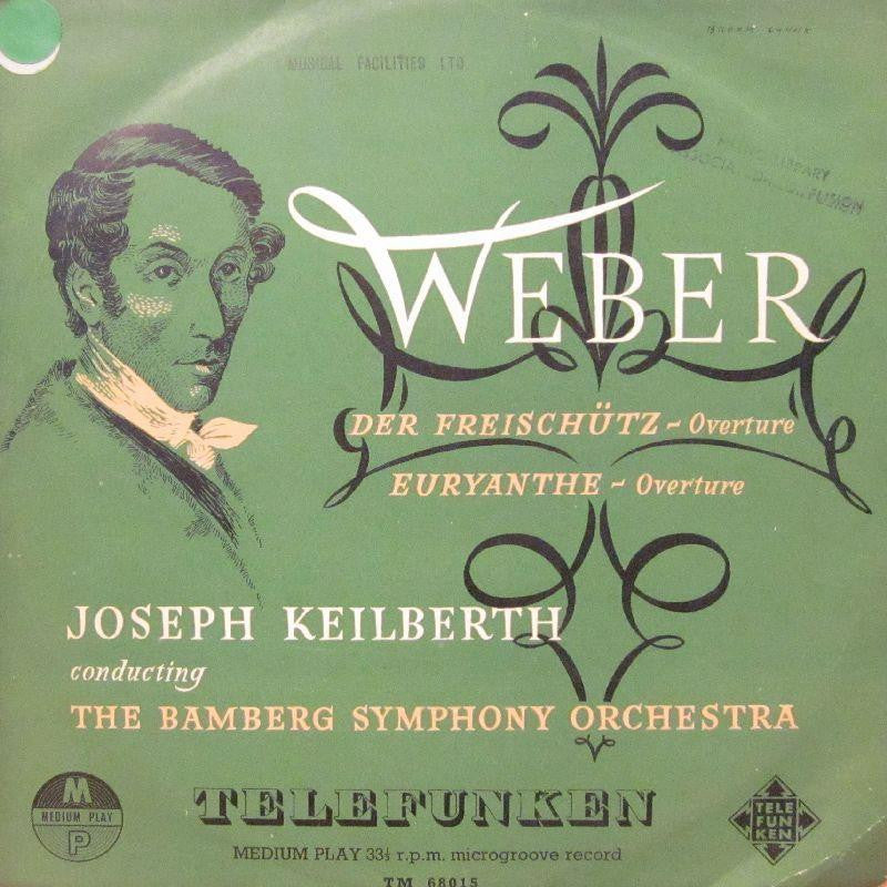 Weber-Der Freischutz/Euryanthe Overtures-Telefunken-10" Vinyl