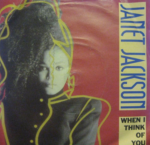 Janet Jackson-When I Think Of You-A & M-7" Vinyl