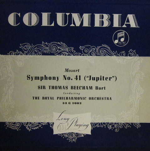 Mozart-Symphony No.41-Columbia-10" Vinyl