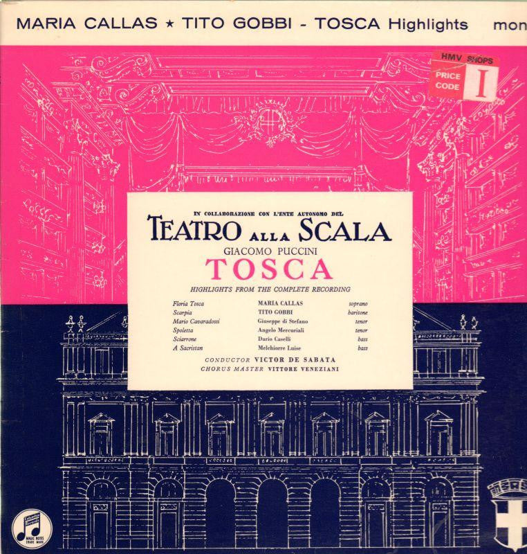 Puccini-Tosca-Columbia-Vinyl LP