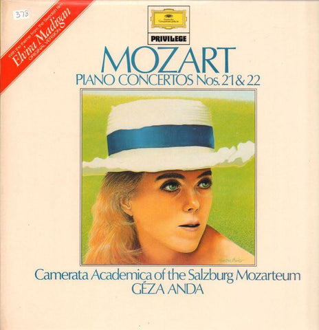 Mozart-Piano Concertos No.21 & 22-Deutsche Grammophon-Vinyl LP