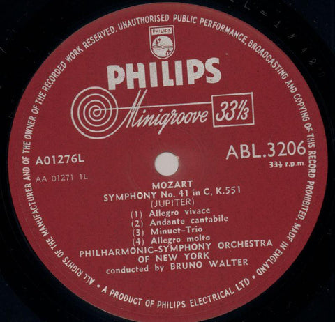 Symphony No.41-Philips-Vinyl LP-VG/VG+