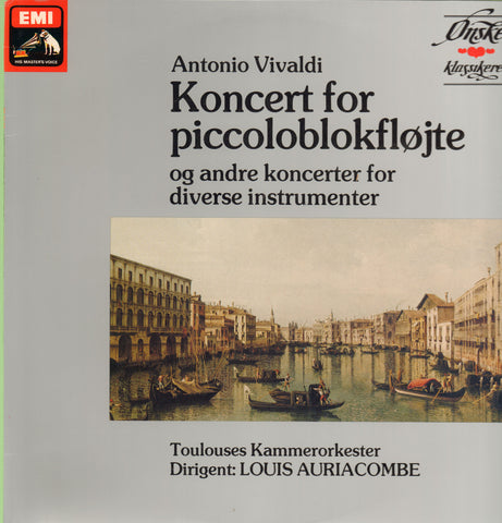 Vivaldi-Koncert For Piccoloblokflojte-HMV-Vinyl LP