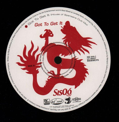 Got To Get It-Def Jam-12" Vinyl P/S-Ex/VG