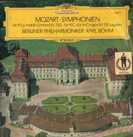 Mozart-Symphonien Nr.40 Karl Bohm-Deutsche Grammophon-Vinyl LP