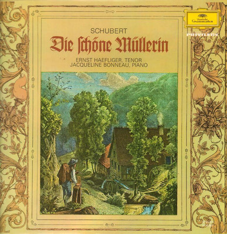 Schubert-Die Schone Mullerin Ernst Haefliger-Deutsche Grammophon-Vinyl LP