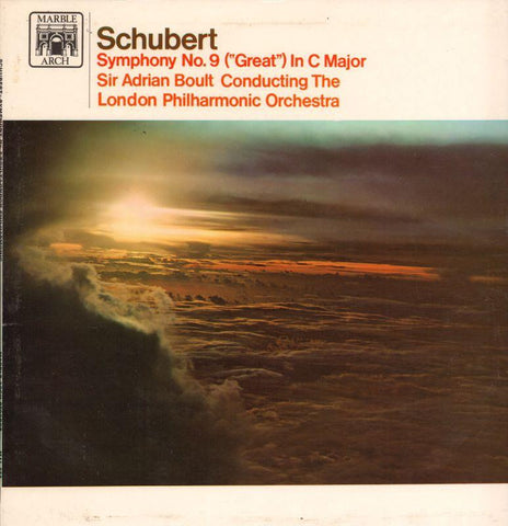 Schubert-Symphony No.9 Adrian Boult-Marble Arch-Vinyl LP