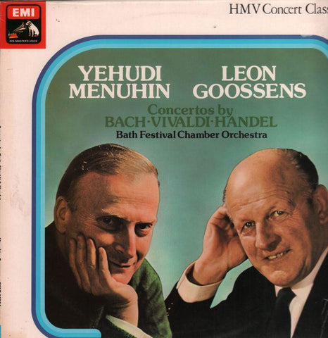 Menuhin-Concertos By Bach/Vivaldi-HMV-Vinyl LP