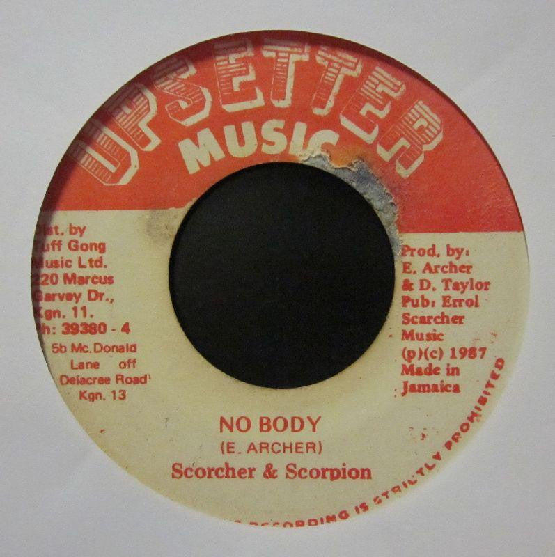 Scorcher & Scorpion-NO BODY/ VERSION-7" Vinyl