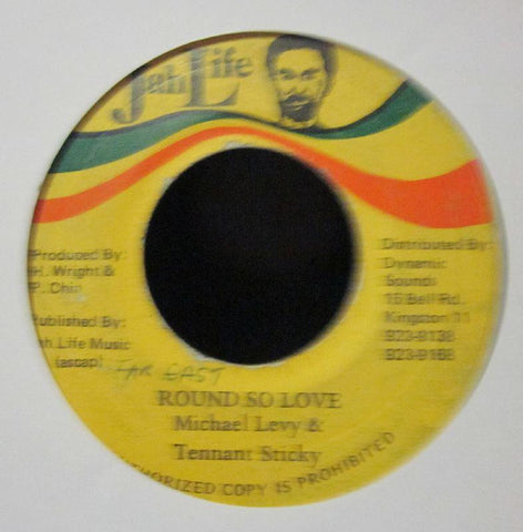 Michael Levy & Tennant Sticky-ROUND SO LOVE-7" Vinyl