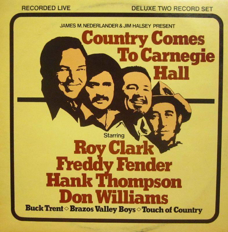 Thompson/Fender/Clark-Country Comes To Carnegie Hall-abc-2x12" Vinyl LP Gatefold