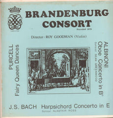 Purcell/Albinoni/Bach-Fairy Queen Dances/Harpsichord Concerto-Brandenburg-Vinyl LP-VG+/Ex