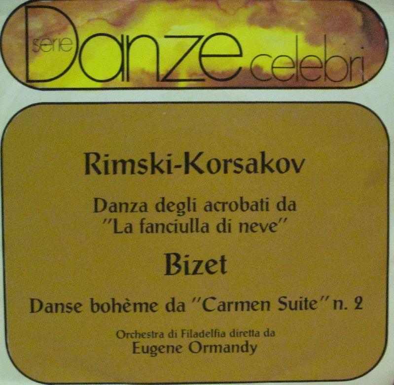 Serie Danze Celebri-Rimski Korsakov-CBS-7" Vinyl