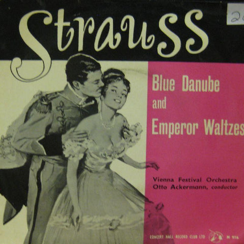 Strauss-Blue Danube And Emperor Waltzes-Concert Hall-7" Vinyl P/S