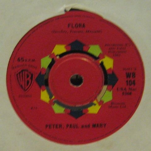 Peter, Paul & Mary-Flora-Warner-7" Vinyl