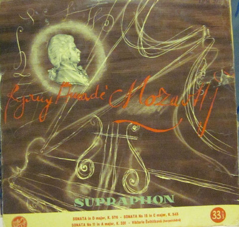 Mozart-Sonata In D Major-Supraphon-10" Vinyl