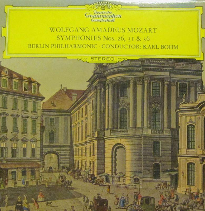 Mozart-Symphonies No. 26, 31 & 36-Deutsche Grammophon-Vinyl LP