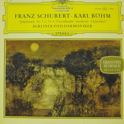 Schubert-Symphonien Nr.5 & 8-Deutsche Grammophon-Vinyl LP