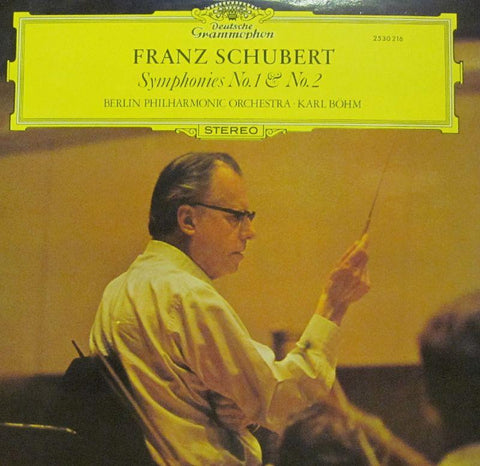 Schubert-Symphonies No.1 & 2-Deutsche Grammophon-Vinyl LP