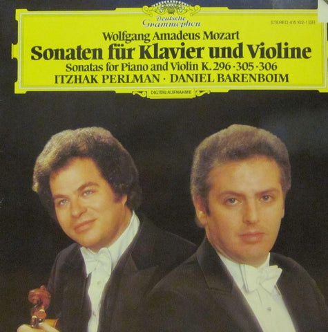 Mozart-Sonaten Fur Klavier Und Violine-Deutsche Grammophon-Vinyl LP